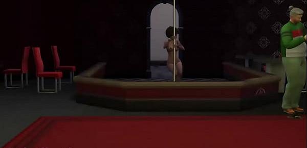 The sims 4 - Sex mods  Strip Club gameplay part 3